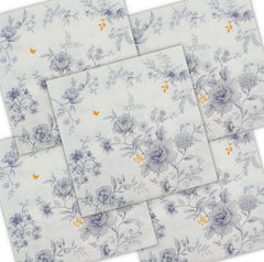 Decoupage Napkin - (DN-8282) - Flowers - Set of 5
