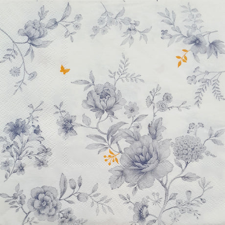 Decoupage Napkin - (DN-8282) - Flowers - Set of 5