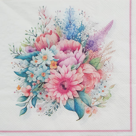 Decoupage Napkin - (DN-8284) - Flowers - Set of 5