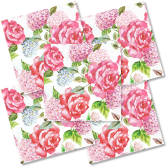 Decoupage Napkin - (DN-8285) - Flowers - Set of 5