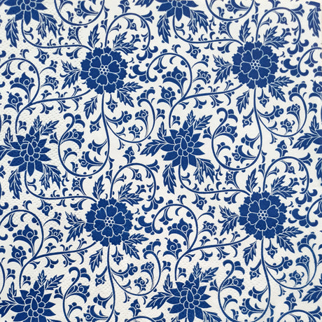Decoupage Napkin - (DN-8290) - Fine Floral - Set of 5