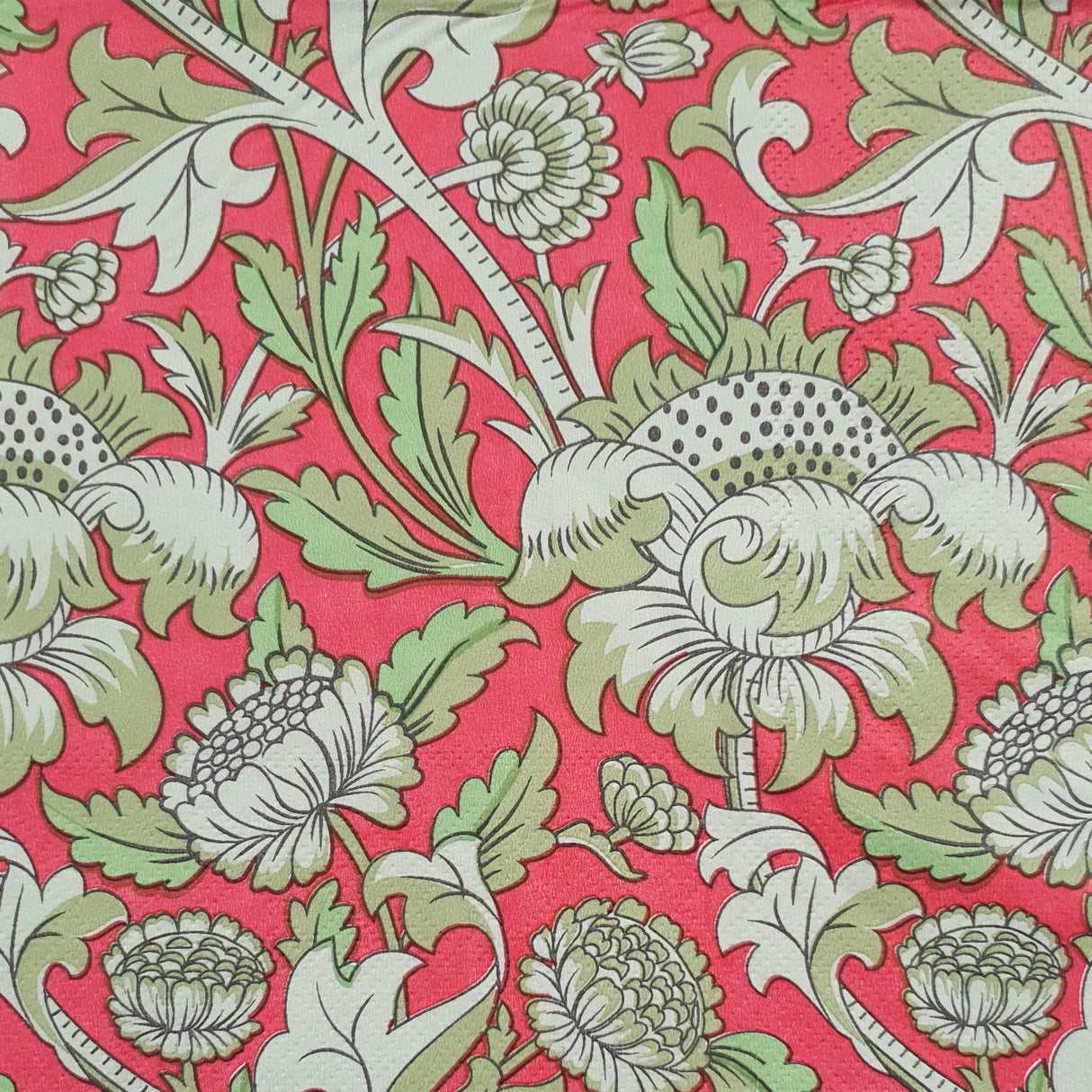 Decoupage Napkin - (DN-8293) - Regal Blooms - Set of 5