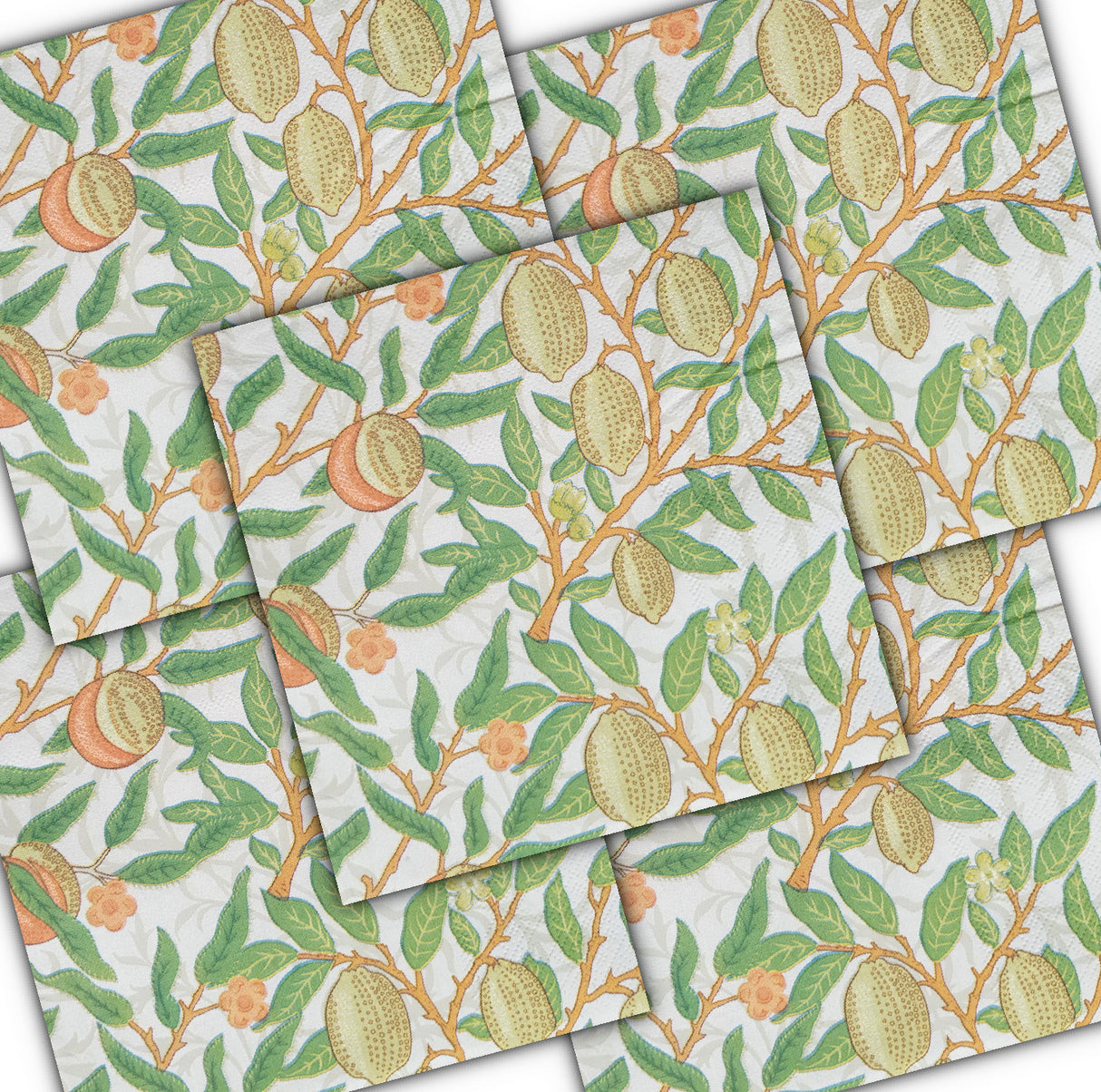 Decoupage Napkin - (DN-8299) - Lemons - Set of 5