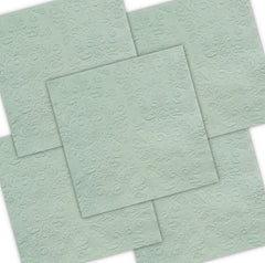 Decoupage Napkin - (DN-8306) - Embossed - Green - Set of 5