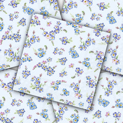 Decoupage Napkin - (DN-8373) - Valeria Blue - Set of 5