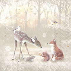 Decoupage Napkin - (DN-8381) - Silent Forest - Linen