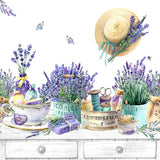 Decoupage Napkin - (DN-8413) - Lavender Farm in Provence