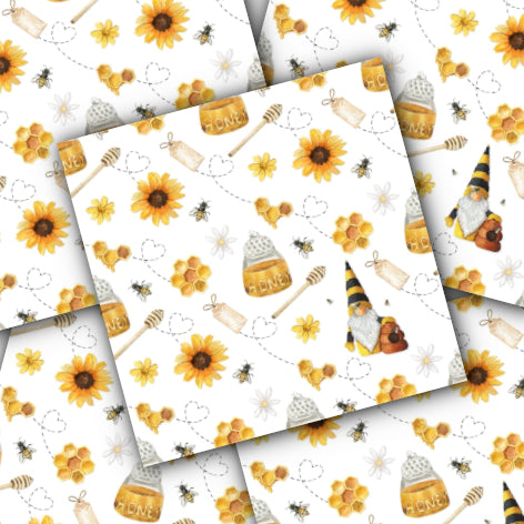 Decoupage Napkin - (DN-8415) - Sweet Honey - Set of 5