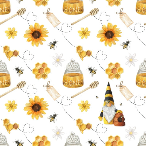 Decoupage Napkin - (DN-8415) - Sweet Honey - Set of 5