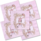 Decoupage Napkin - (DN-8690) - Angel Seat - Set of 5