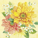 Decoupage Napkin - (DN-8799) - Hello Sunshine - Yellow - Cocktail