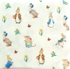 Decoupage Napkin - (DN-8903) - Peter Rabbit & Friends