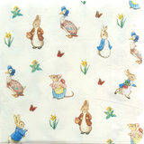 Decoupage Napkin - (DN-8903) - Peter Rabbit & Friends - Set of 5