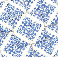 Decoupage Napkin - (DN-8924) - Blue Tile - Set of 5