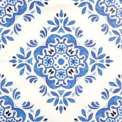 Decoupage Napkin - (DN-8924) - Blue Tile