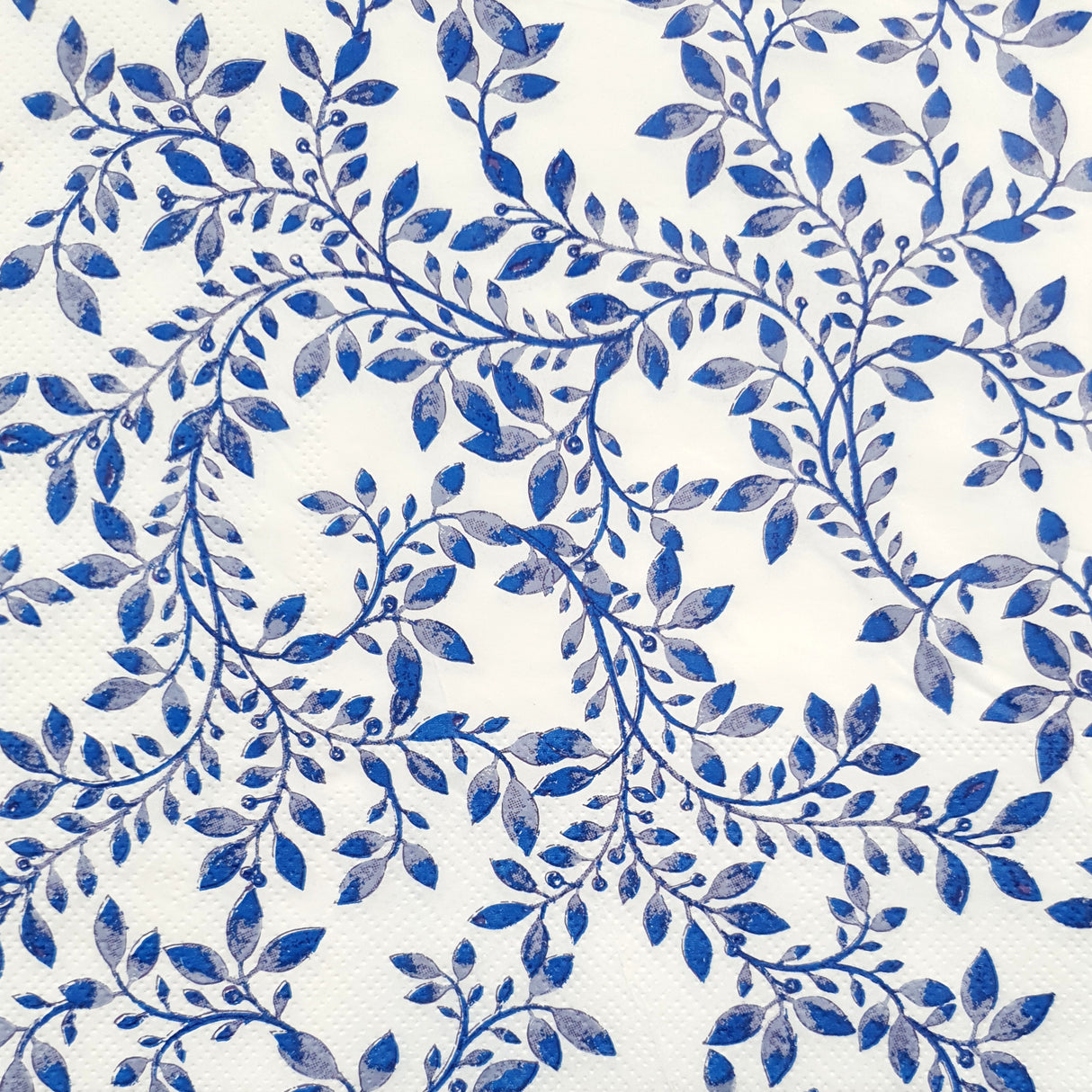 Decoupage Napkin - (DN-8929) - Blue Ivy - Set of 5