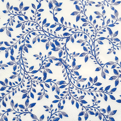 Decoupage Napkin - (DN-8929) - Blue Ivy - Set of 5