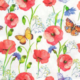 Decoupage Napkin - (DN-8937) - Spring Poppy - Set of 5