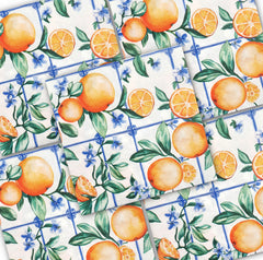 Decoupage Napkin - (DN-8943) - Oranges - Set of 5