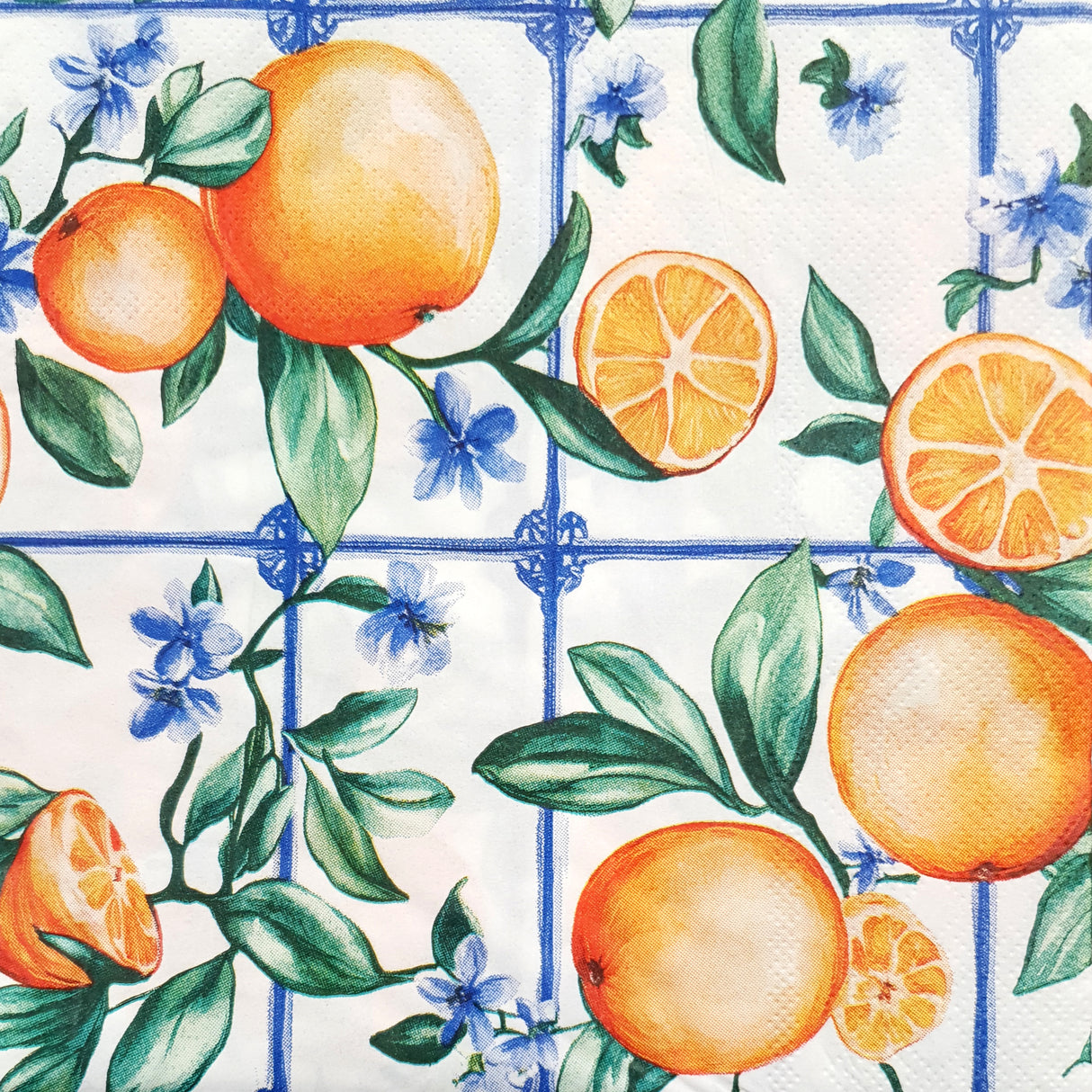 Decoupage Napkin - (DN-8943) - Oranges - Set of 5