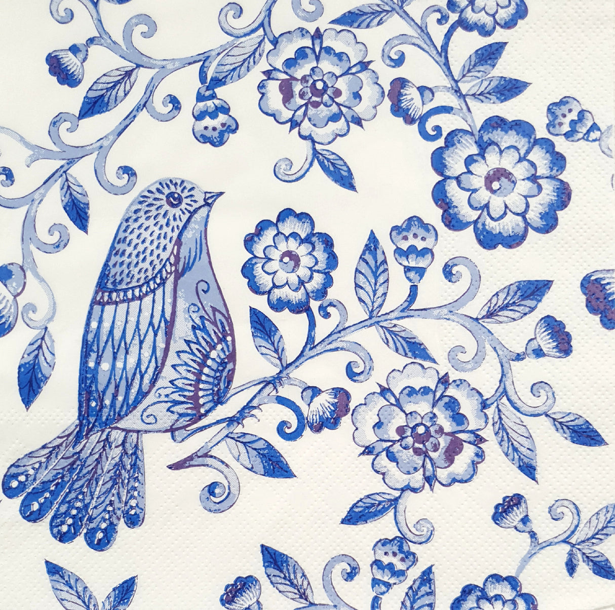 Decoupage Napkin - (DN-8953) - Blue Bird