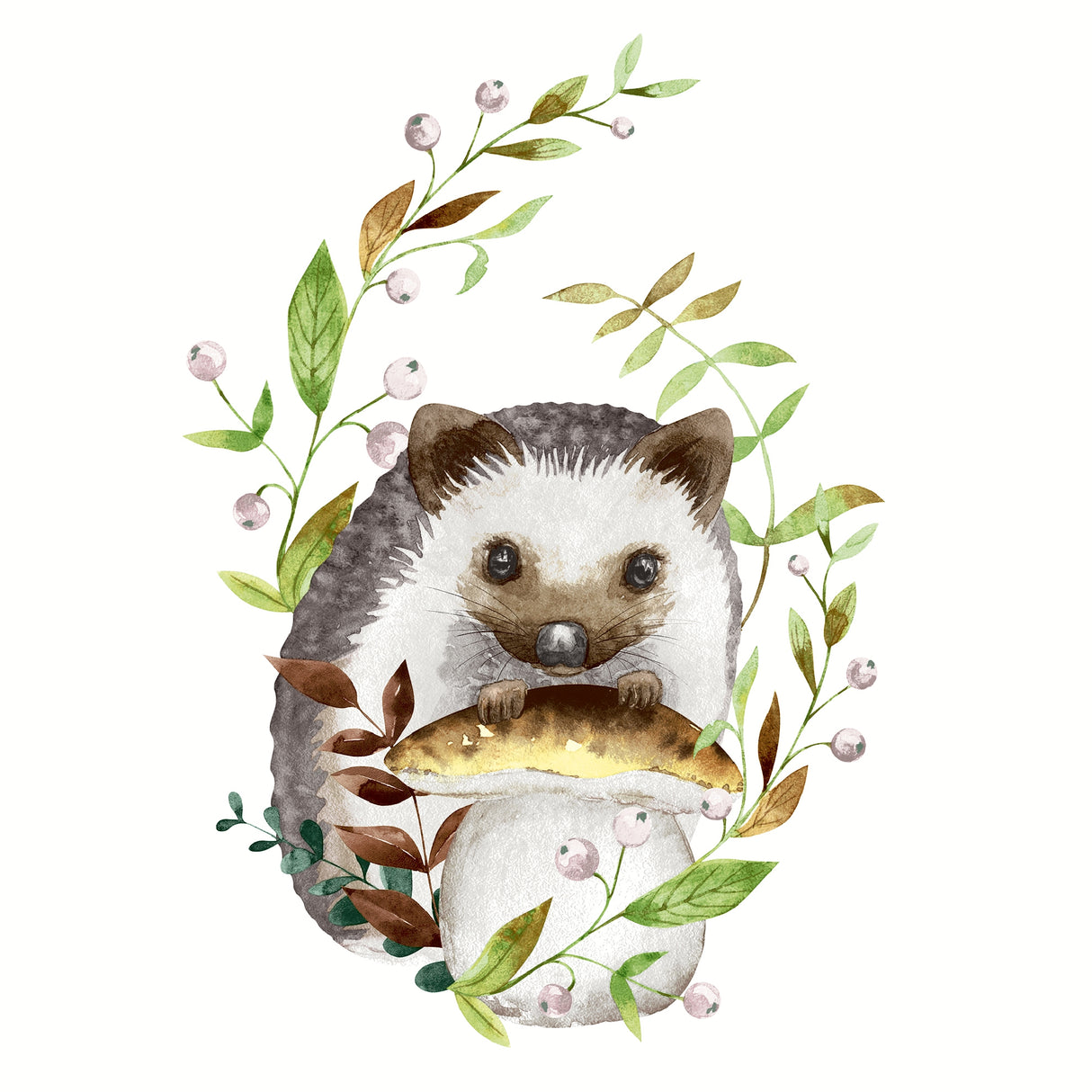 Decoupage Napkin - (DN-8967) - Forest Hedgehog