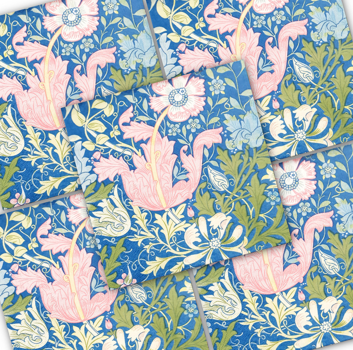 Decoupage Napkin - (DN-8973) - Garden - Set of 5
