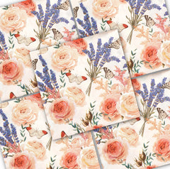 Decoupage Napkin - (DN-8978) - Spring Garden - Set of 5