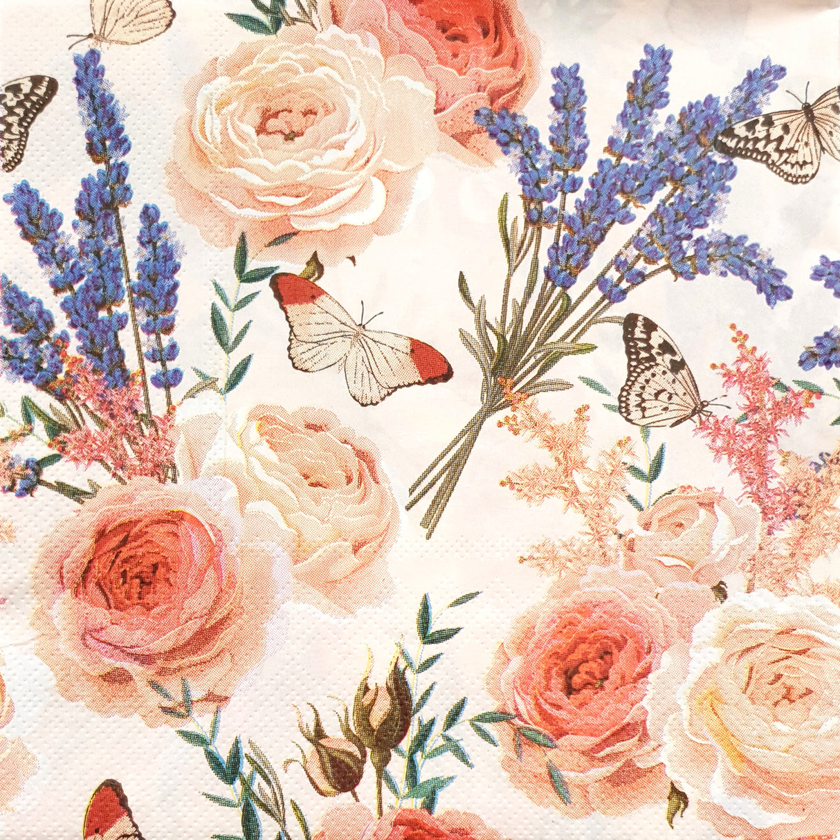 Decoupage Napkin - (DN-8978) - Spring Garden - Set of 5