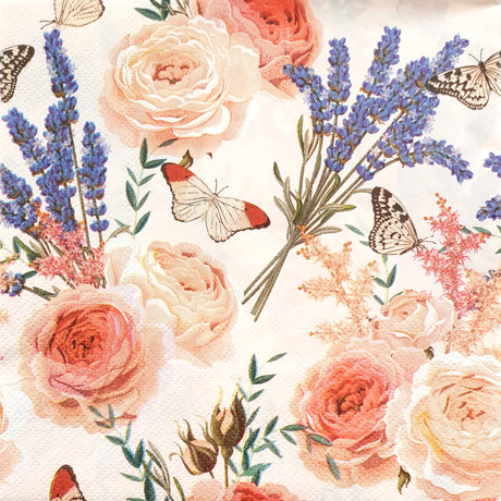 Decoupage Napkin - (DN-8978) - Spring Garden - Set of 5