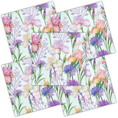 Decoupage Napkin - (DN-8984) - Flowers - Set of 5