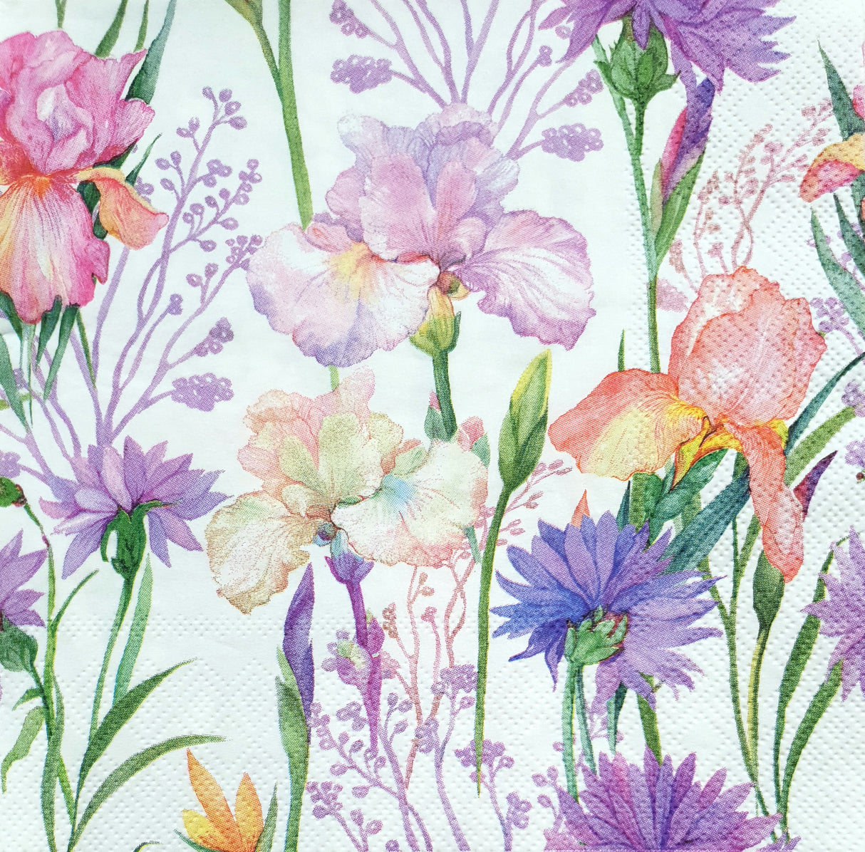 Decoupage Napkin - (DN-8984) - Flowers