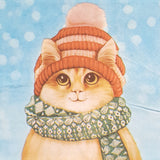 Decoupage Napkin - (DN-8988) - Winter Cat