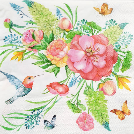 Decoupage Napkin - (DN-8999) - Spring Delight - Set of 5