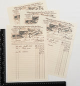 Faux Vintage Invoice Pack - 9009