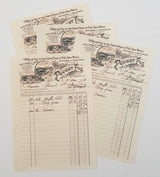 Faux Vintage Invoice Pack - 9009