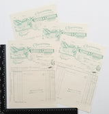 Faux Vintage Invoice Pack - 9015
