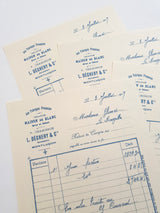 Faux Vintage Invoice Pack - 9018