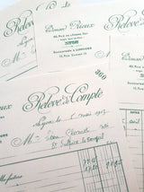 Faux Vintage Invoice Pack - 9019