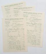 Faux Vintage Invoice Pack - 9020
