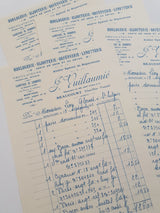 Faux Vintage Invoice Pack - 9021