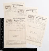 Faux Vintage Invoice Pack - 9022