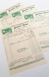 Faux Vintage Invoice Pack - 9023