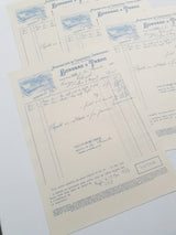 Faux Vintage Invoice Pack - 9024