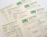 Faux Vintage Invoice Pack - 9026