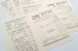 Faux Vintage Invoice Pack - 9027