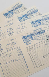 Faux Vintage Invoice Pack - 9029