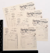 Faux Vintage Invoice Pack - 9030