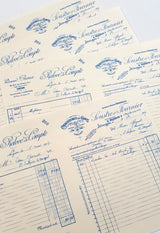 Faux Vintage Invoice Pack - 9032