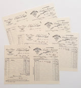 Faux Vintage Invoice Pack - 9033